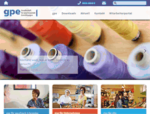 Tablet Screenshot of gpe-mainz.de